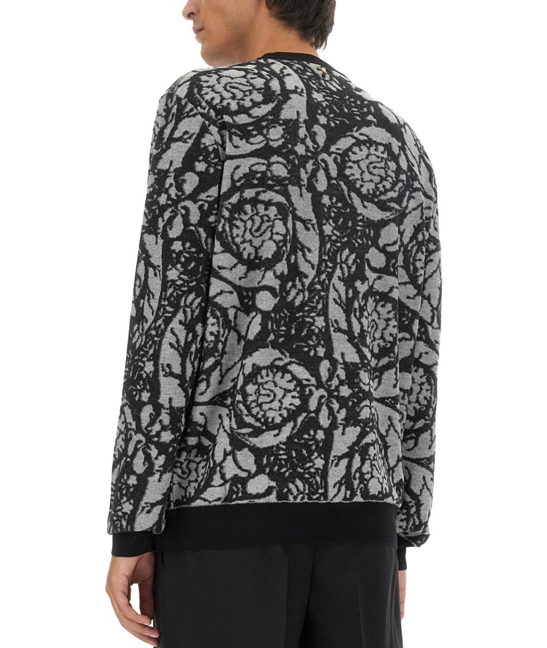 VERSACE Мульти шерстяной джемпер / свитер, фото 5