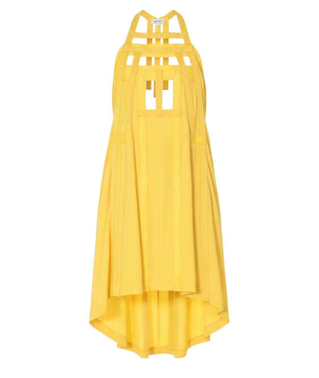 RICK OWENS Желтое повседневное платье, фото 1