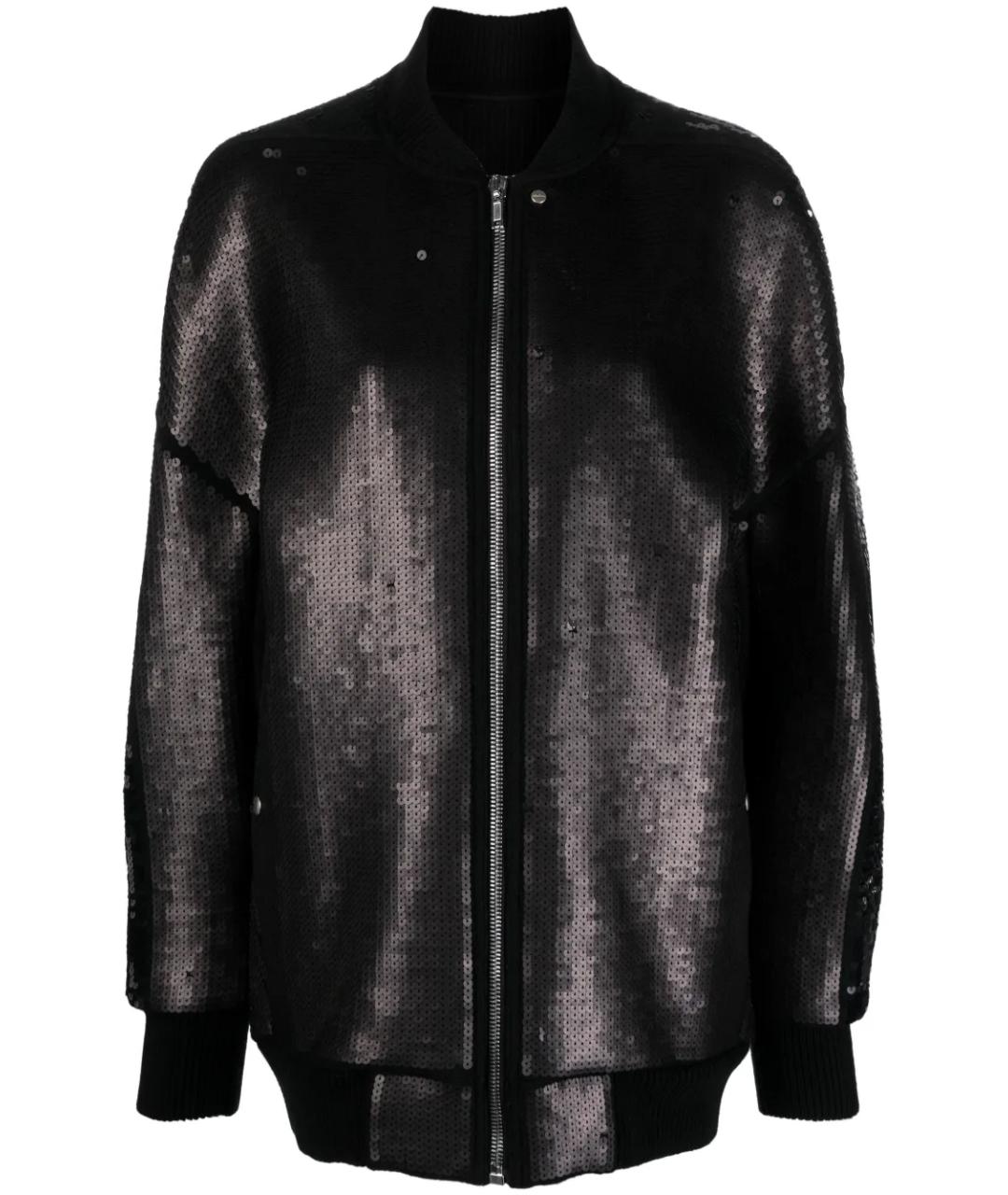 RICK OWENS Черная шерстяная куртка, фото 1