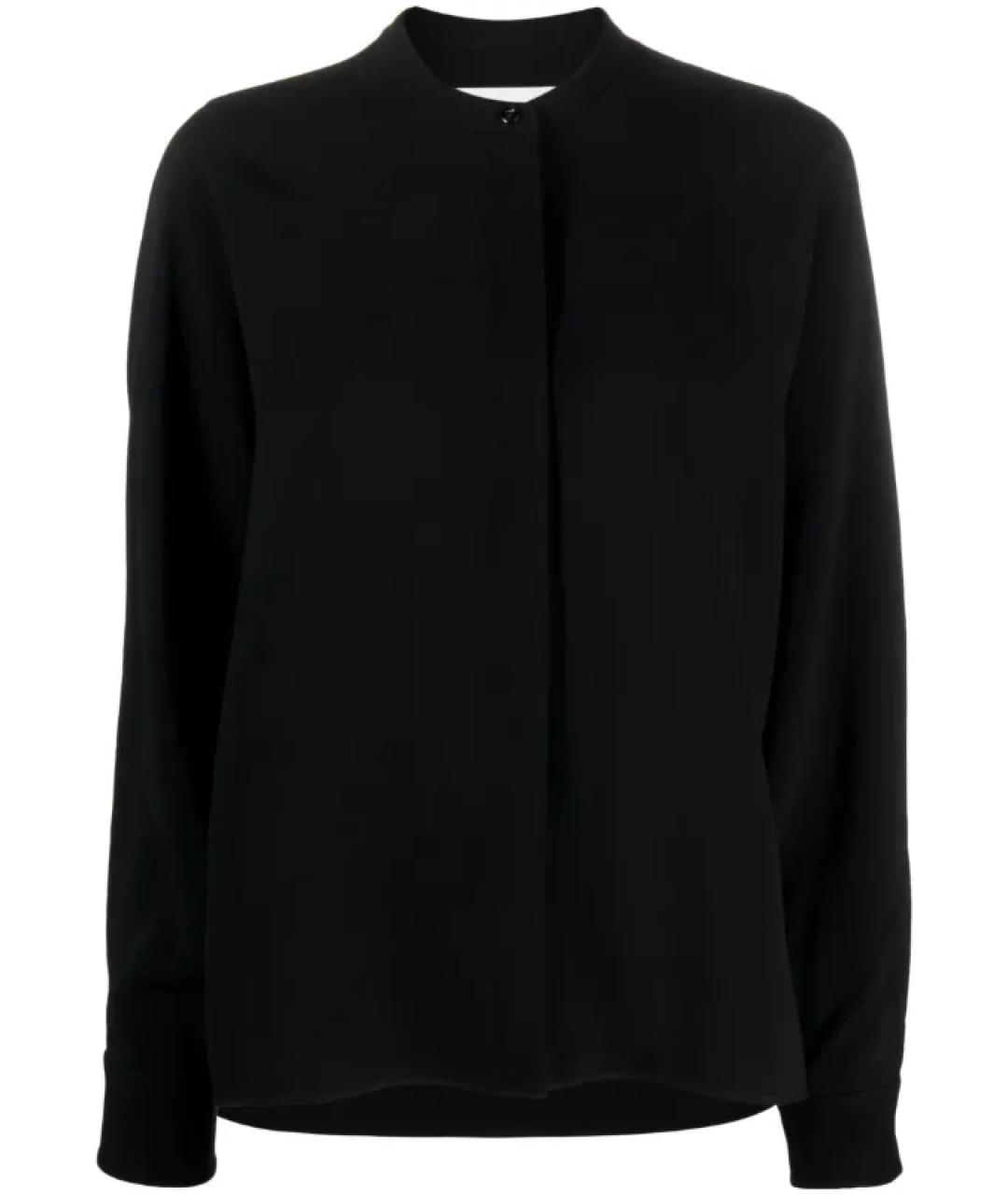 JIL SANDER Черный вискозный кардиган, фото 1