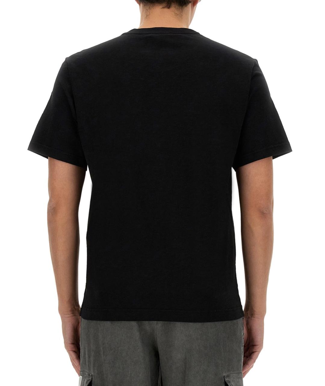 DOLCE&GABBANA Черная хлопковая футболка, фото 4