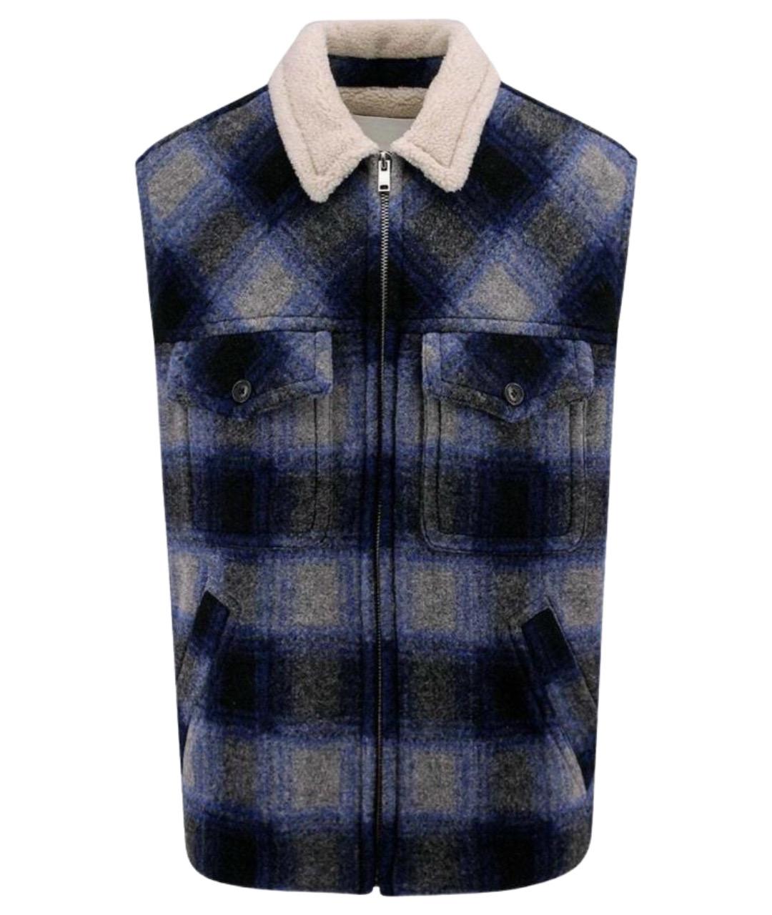 ISABEL MARANT Синий полиэстеровый жилет, фото 1