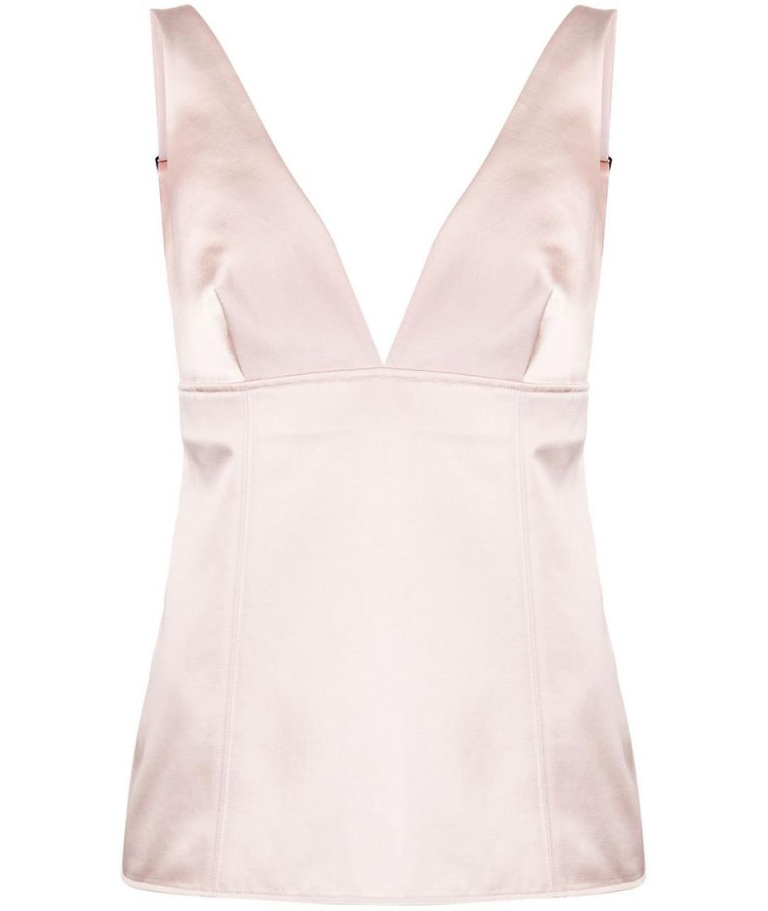 GIVENCHY Розовая атласная блузы, фото 1