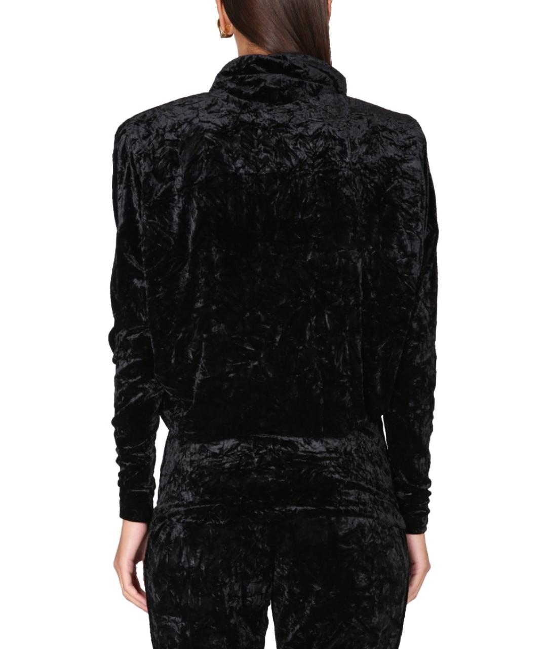 SAINT LAURENT Черный полиэстеровый джемпер / свитер, фото 4