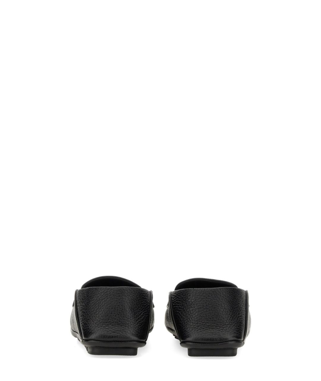 DOLCE&GABBANA Черные кожаные лоферы, фото 3