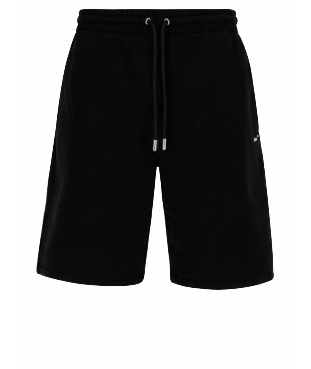 OFF-WHITE Черные хлопковые шорты, фото 1