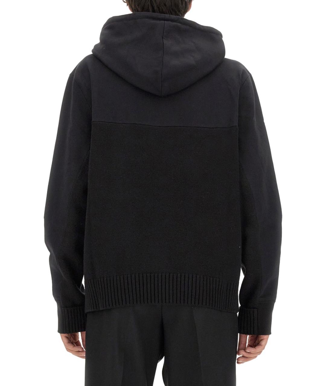 ALEXANDER MCQUEEN Черный хлопковый джемпер / свитер, фото 5