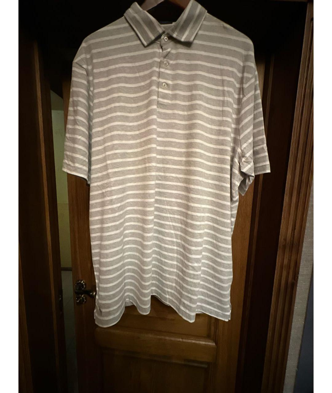 POLO RALPH LAUREN Белое хлопковое поло с коротким рукавом, фото 9