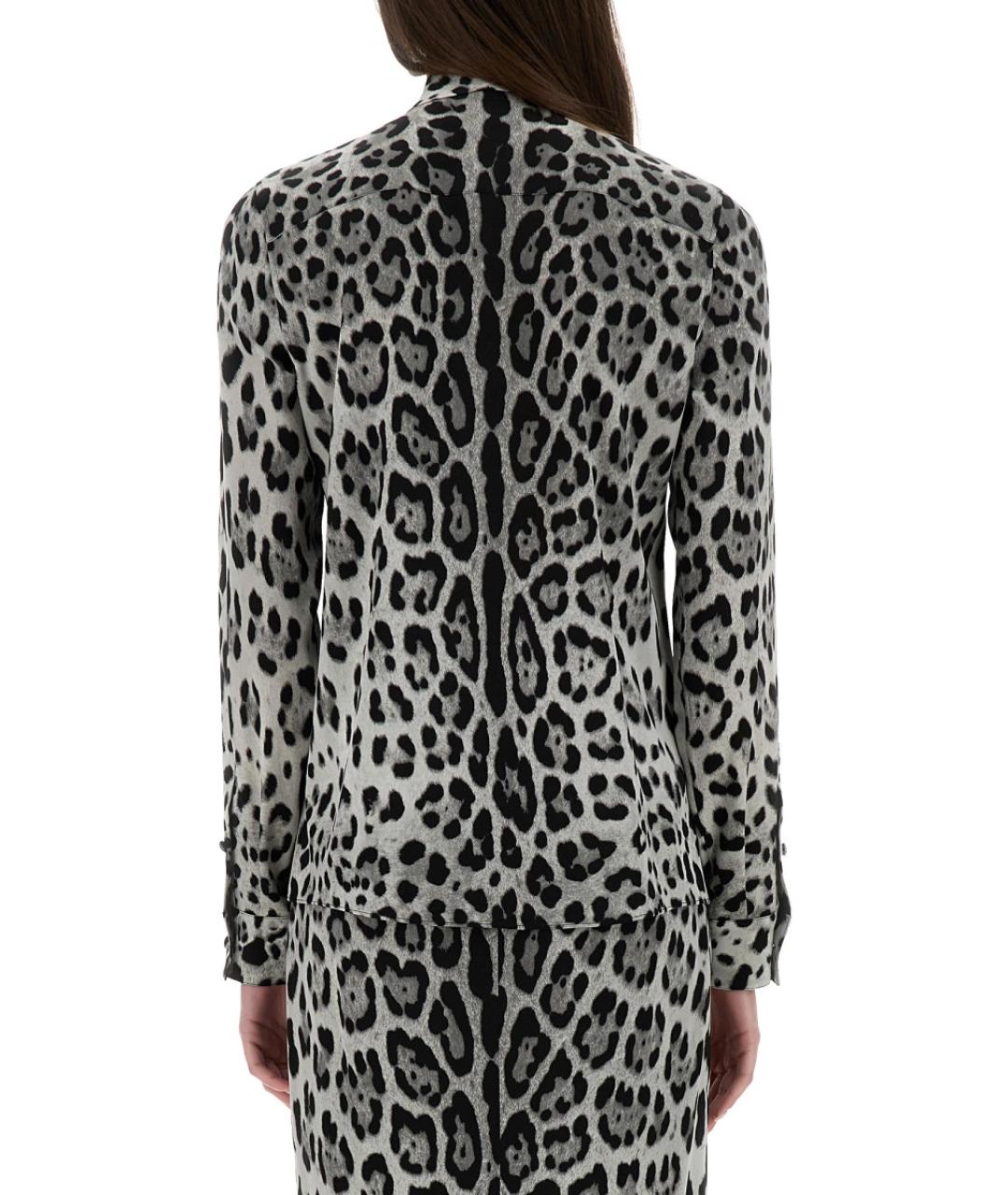 DOLCE&GABBANA Мульти шелковая рубашка, фото 4