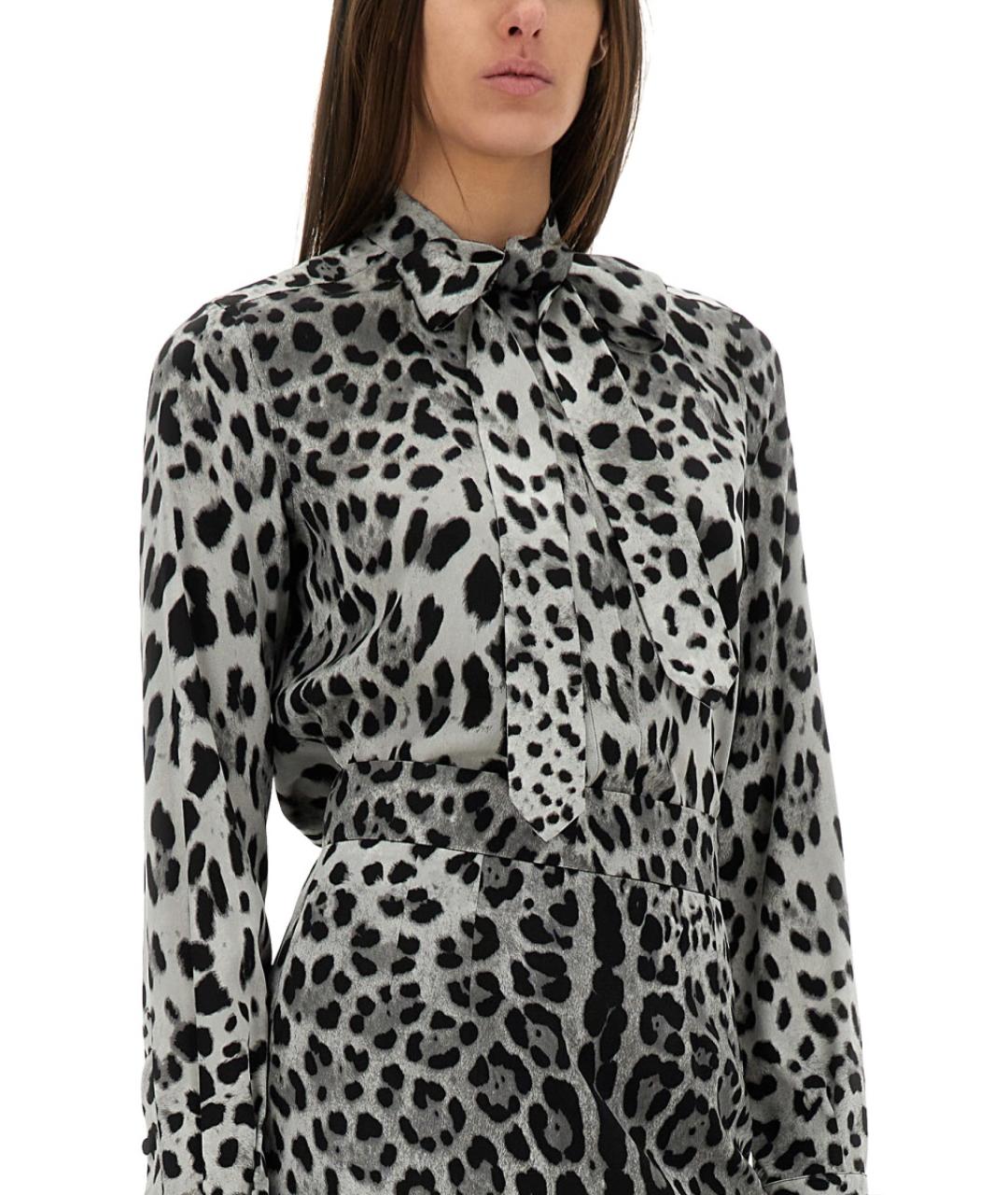 DOLCE&GABBANA Мульти шелковая рубашка, фото 5