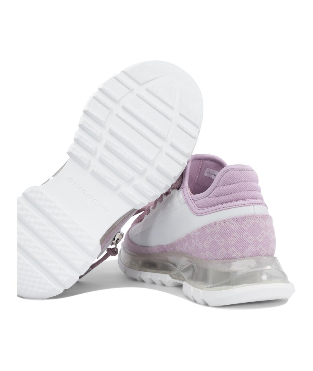 GIVENCHY Розовые текстильные кроссовки, фото 5