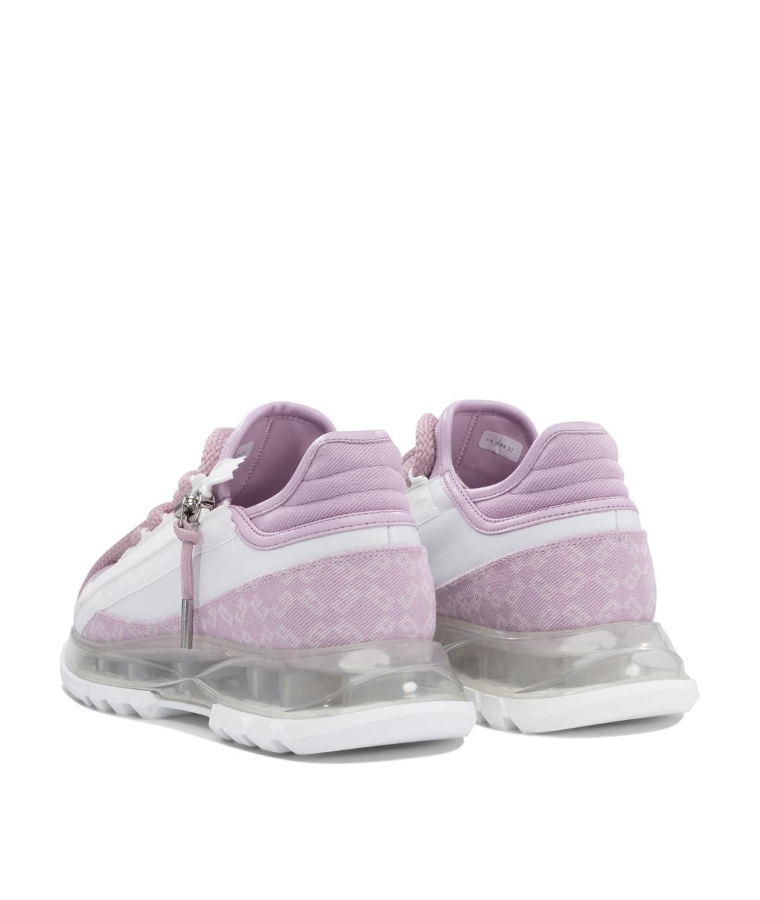 GIVENCHY Розовые текстильные кроссовки, фото 4