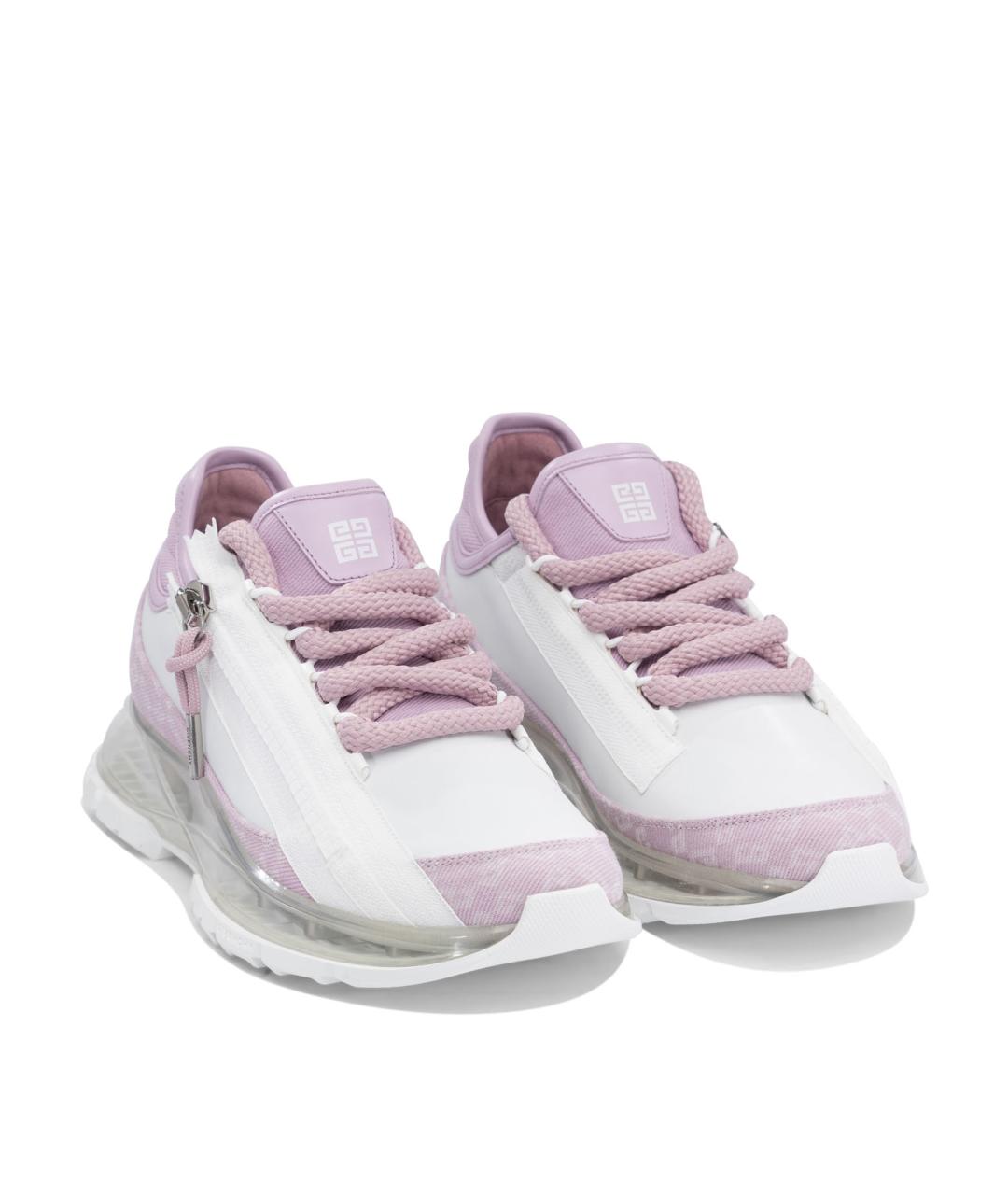 GIVENCHY Розовые текстильные кроссовки, фото 2