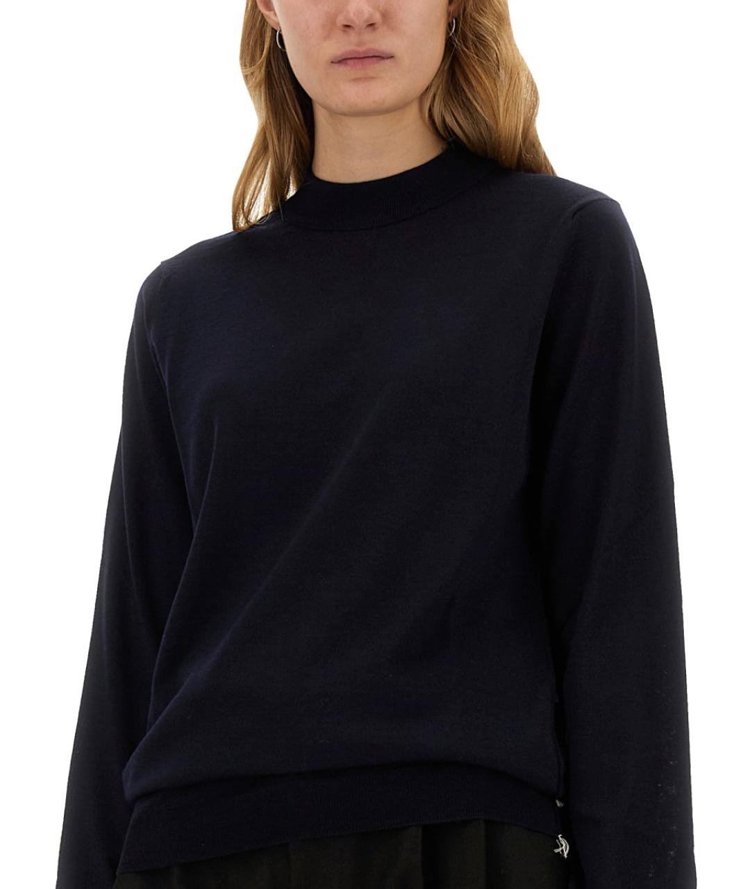 MAISON MARGIELA Синий шерстяной джемпер / свитер, фото 4