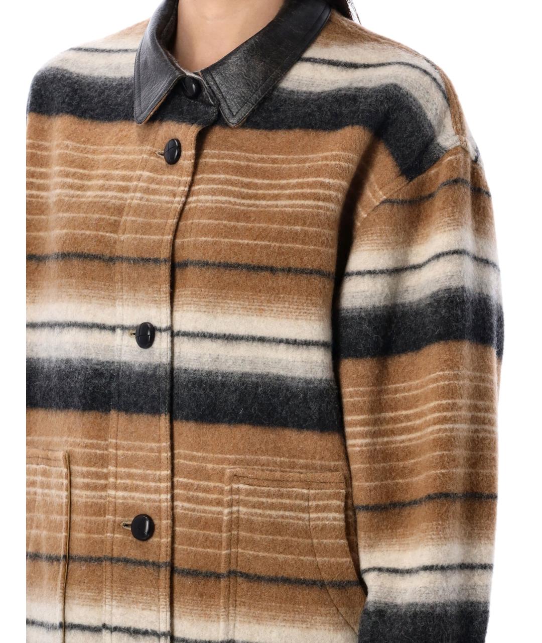 ISABEL MARANT Мульти шерстяное пальто, фото 4