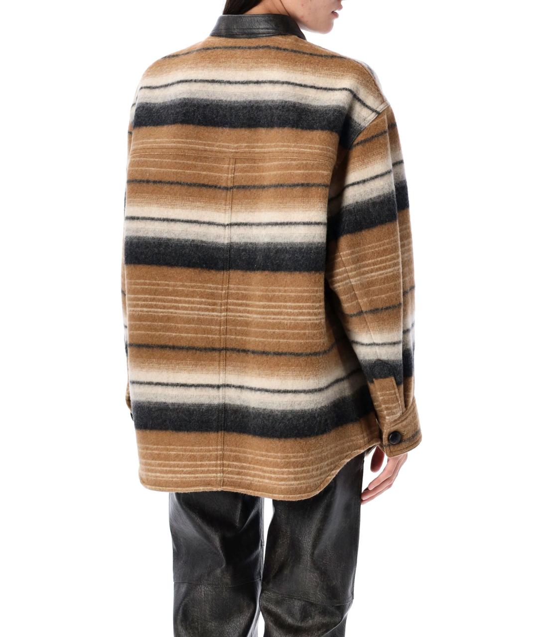 ISABEL MARANT Мульти шерстяное пальто, фото 3