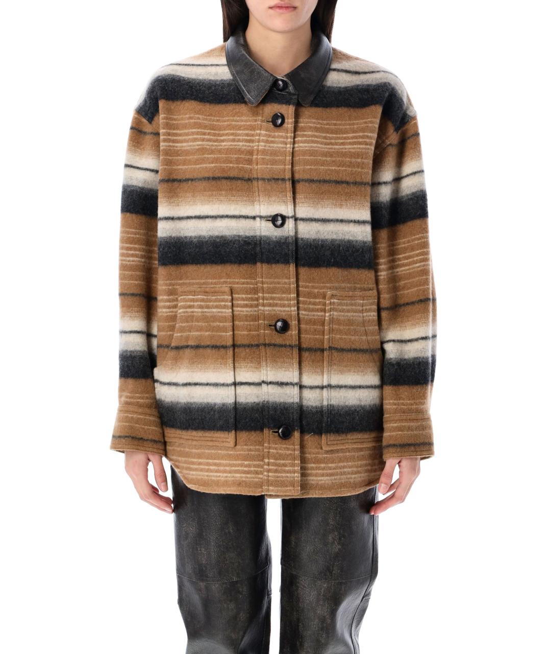 ISABEL MARANT Мульти шерстяное пальто, фото 2