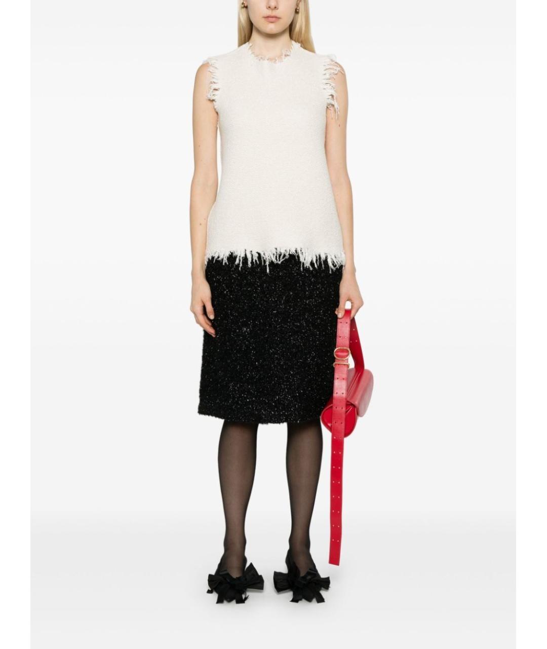 JIL SANDER Белая шерстяная блузы, фото 5