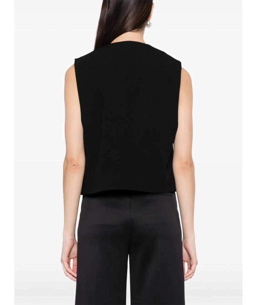 Ami Paris Черный шерстяной жилет, фото 5