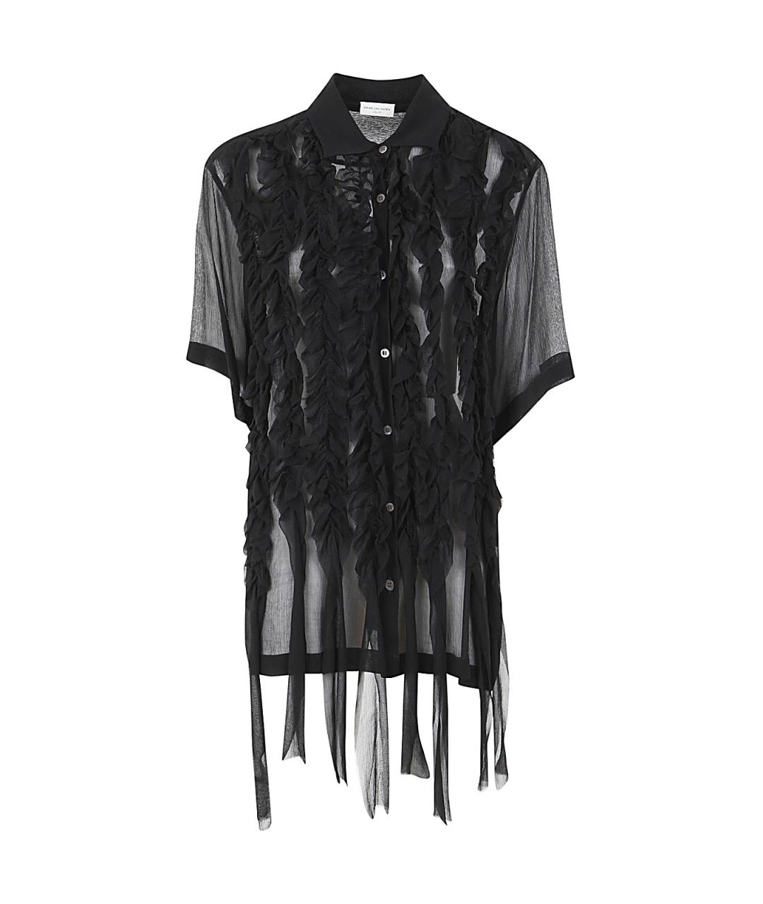 DRIES VAN NOTEN Черная рубашка, фото 1