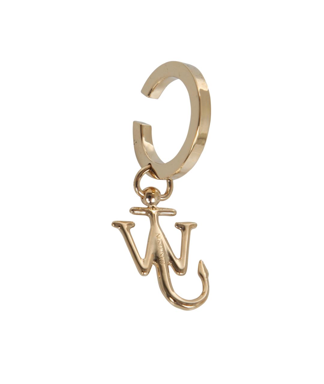 J.W.ANDERSON Золотые металлические серьги, фото 2