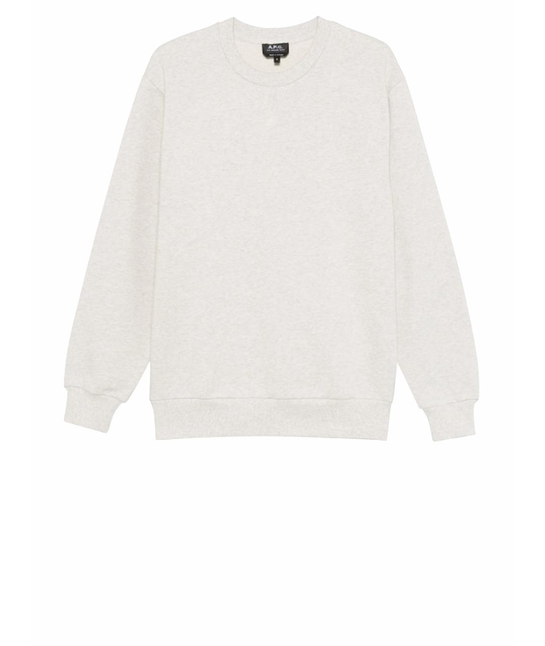 A.P.C. Серый хлопковый джемпер / свитер, фото 1