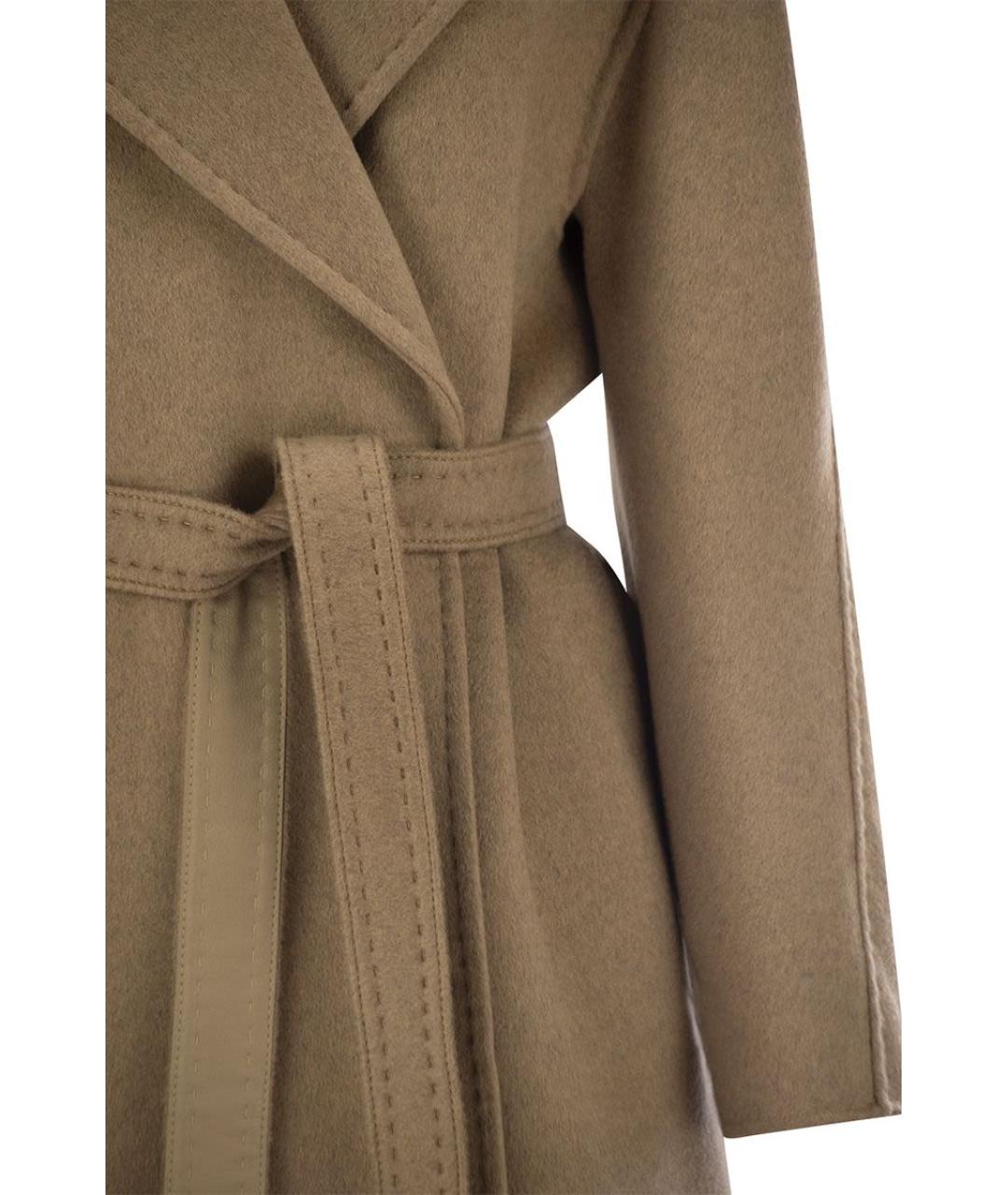 MAX MARA Бежевое кашемировое пальто, фото 4