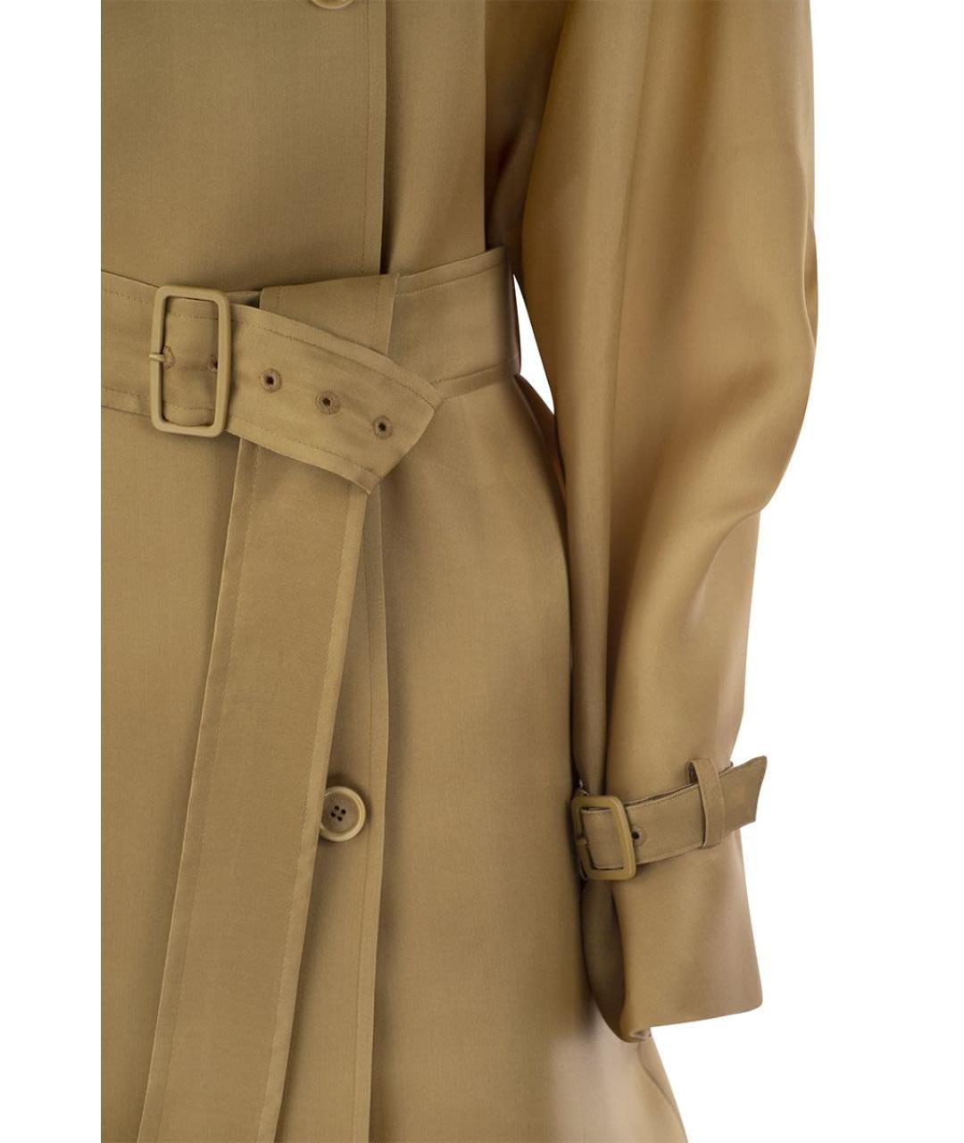 MAX MARA Коричневый тренч/плащ, фото 4