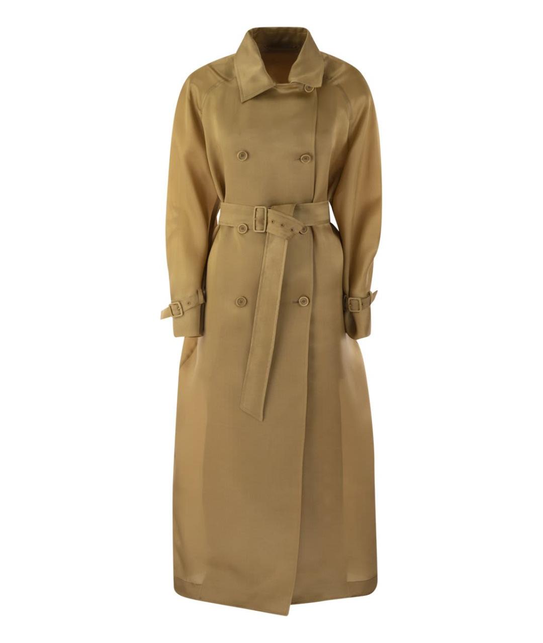 MAX MARA Коричневый тренч/плащ, фото 1