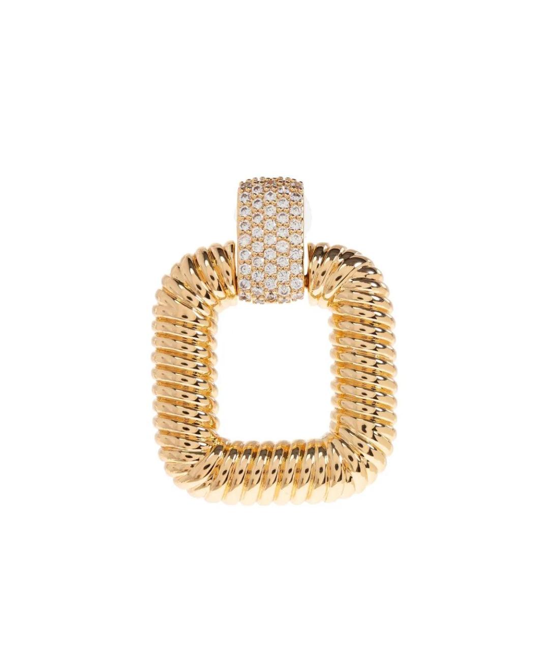 SELF-PORTRAIT Золотые латунные серьги, фото 1