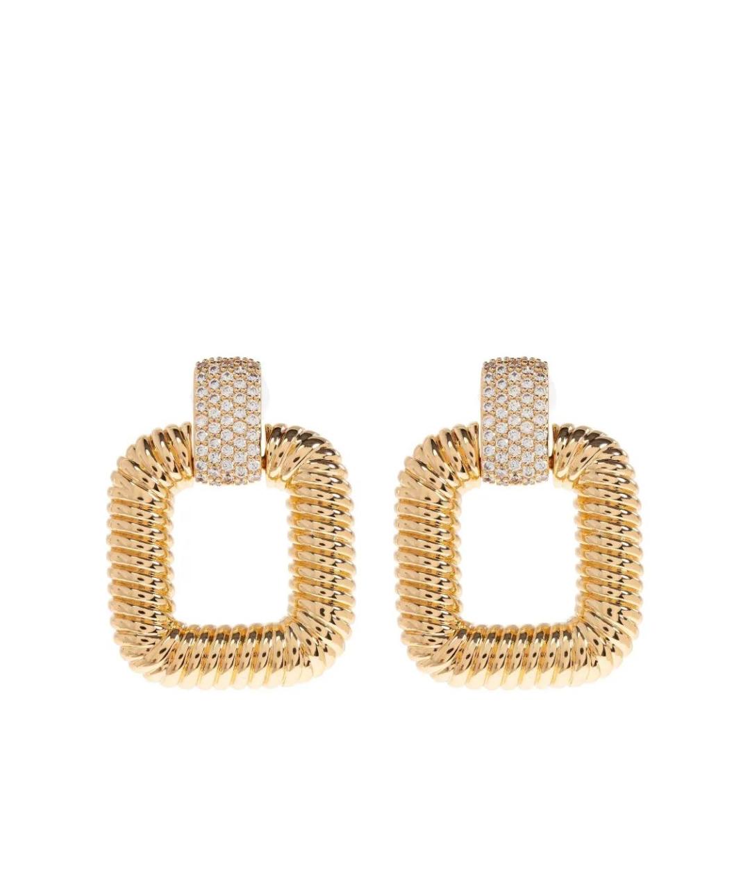 SELF-PORTRAIT Золотые латунные серьги, фото 3