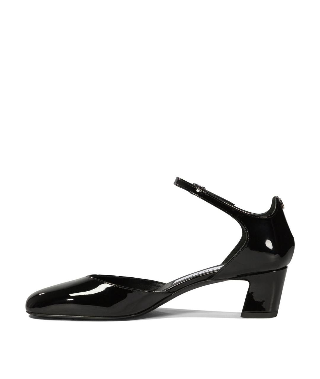 JIMMY CHOO Черные туфли из лакированной кожи, фото 3