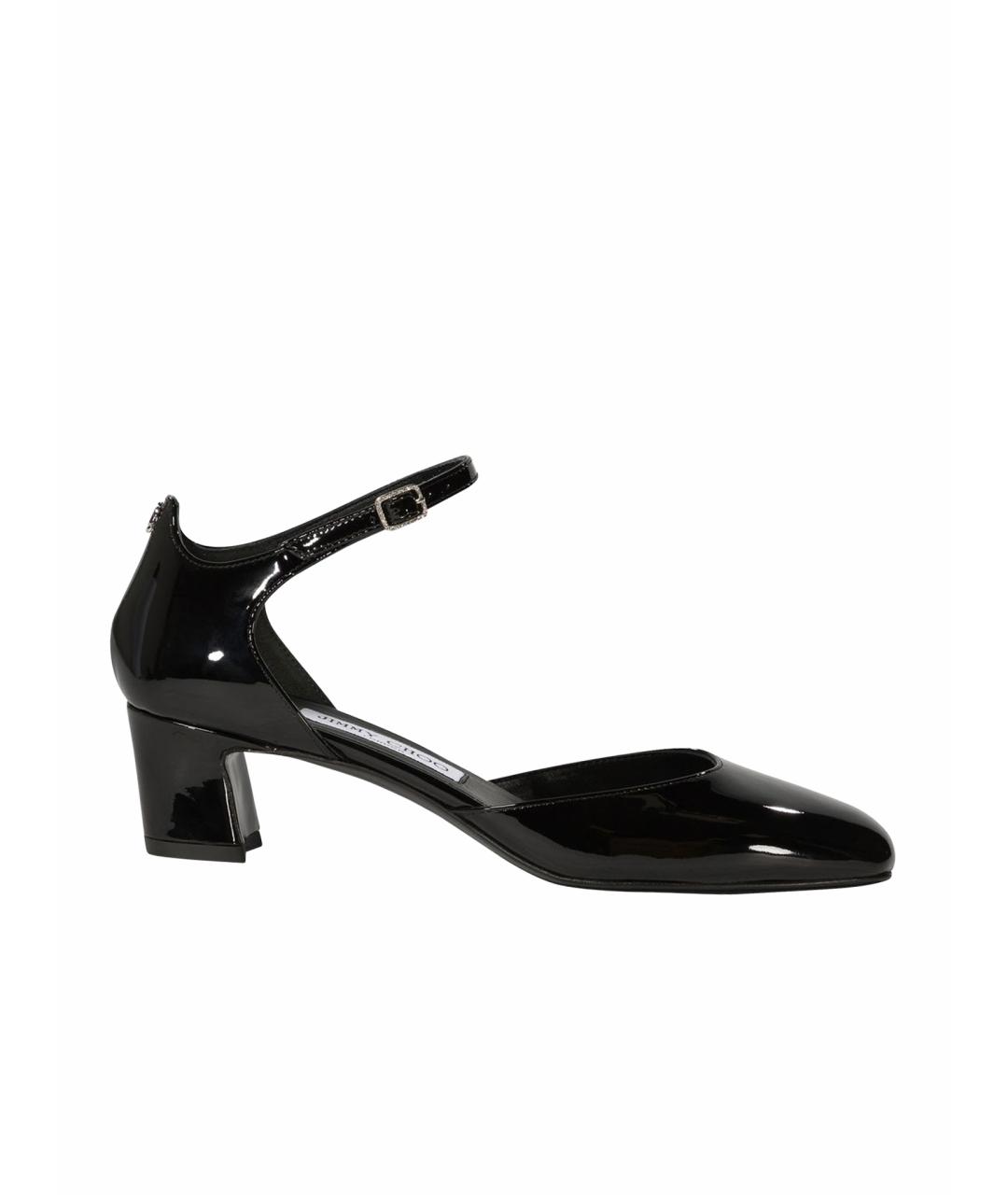 JIMMY CHOO Черные туфли из лакированной кожи, фото 1