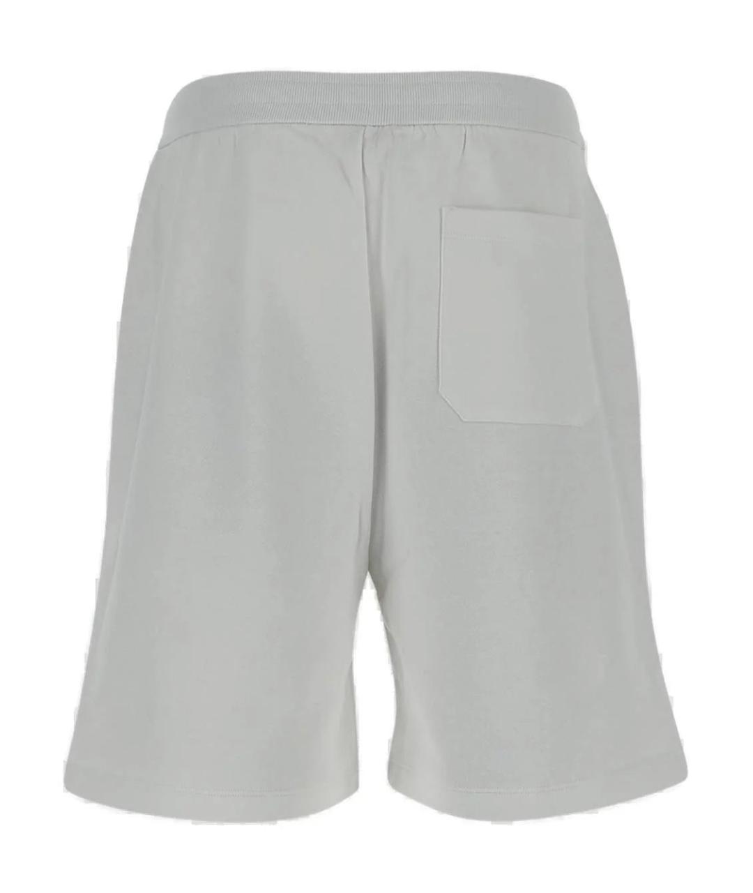 VALENTINO Серые хлопковые шорты, фото 2