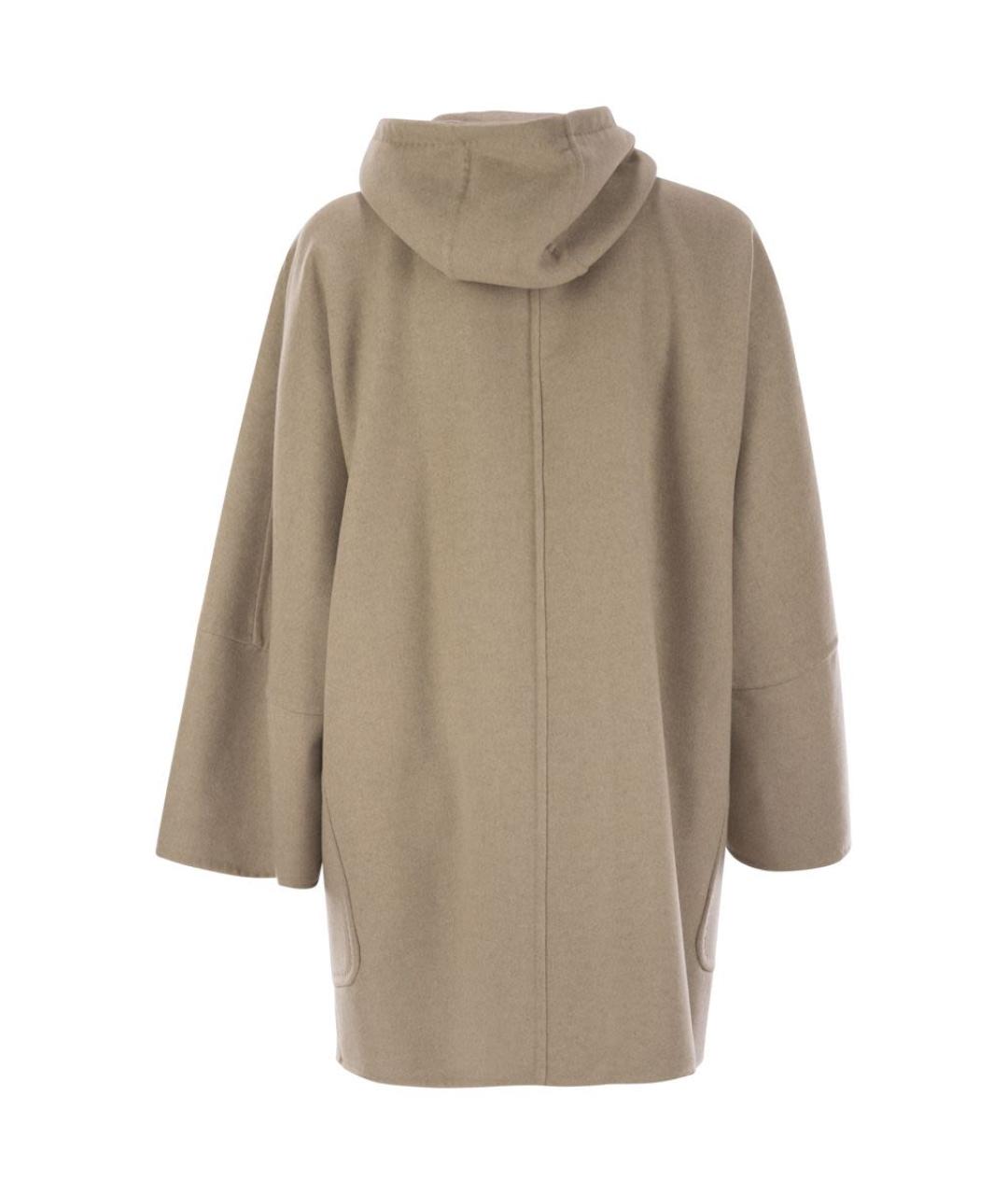 MAX MARA Бежевая шерстяная парка, фото 2