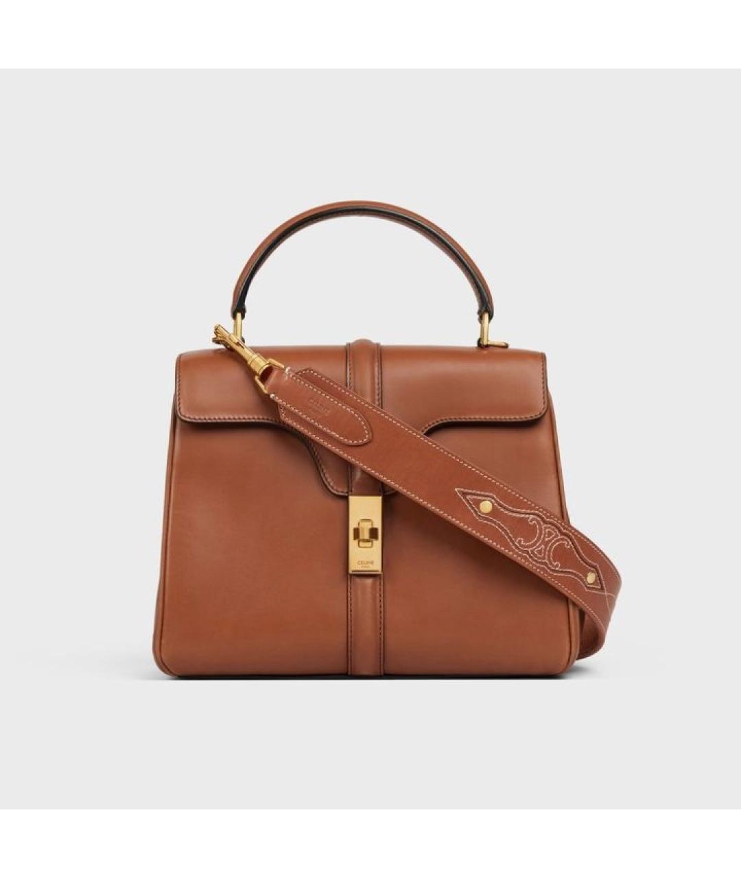 CELINE Коричневый кожаный кошелек, фото 2