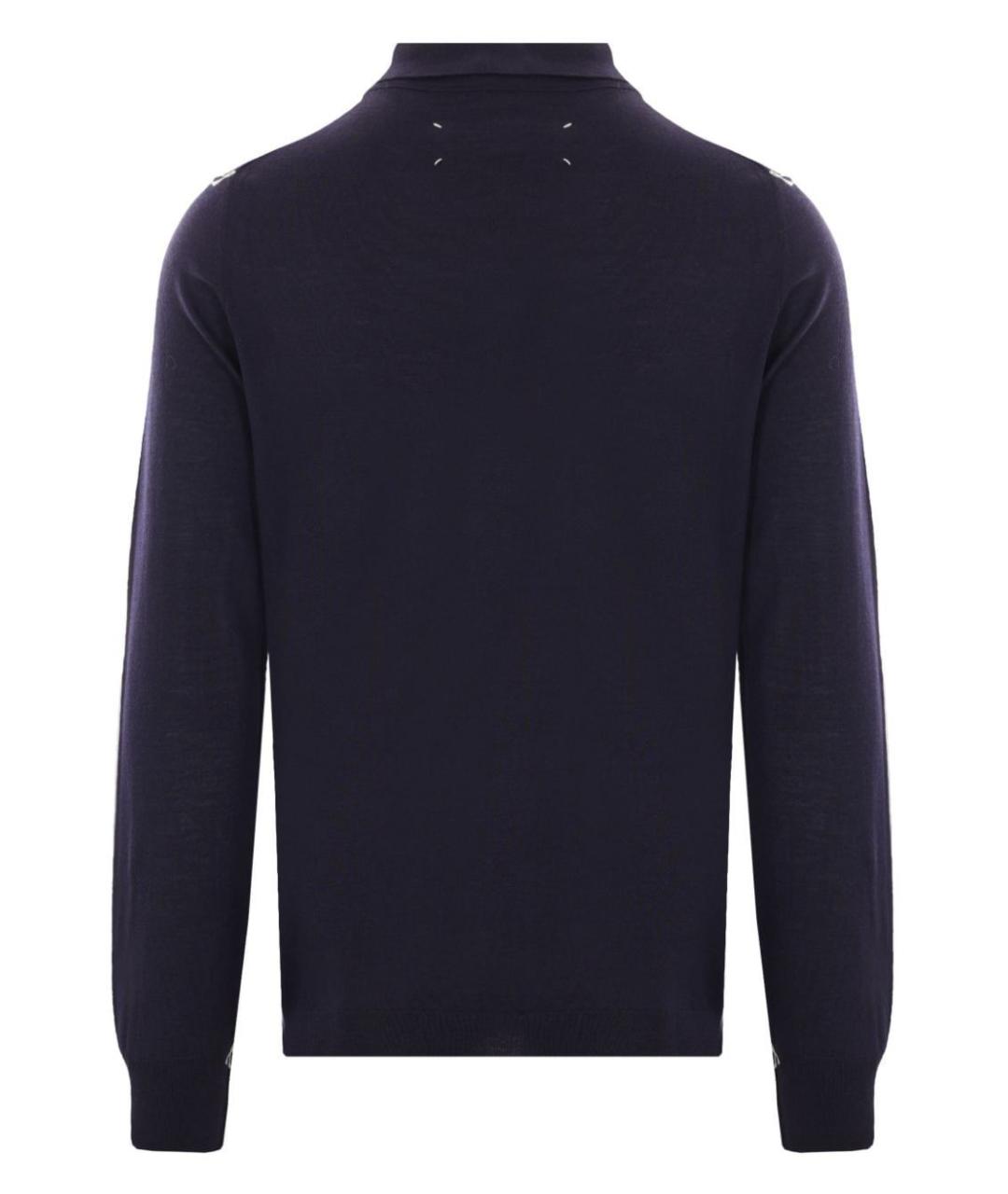 MAISON MARGIELA Синий шерстяной джемпер / свитер, фото 2