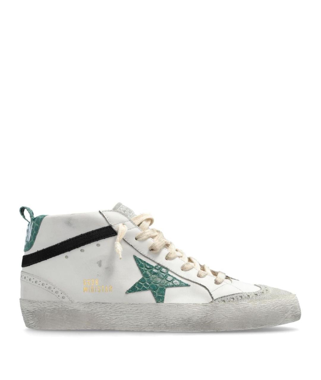 GOLDEN GOOSE DELUXE BRAND Белые кожаные кеды, фото 1