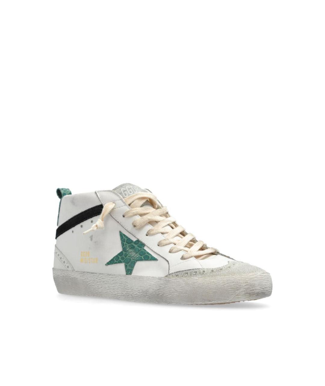 GOLDEN GOOSE DELUXE BRAND Белые кожаные кеды, фото 4