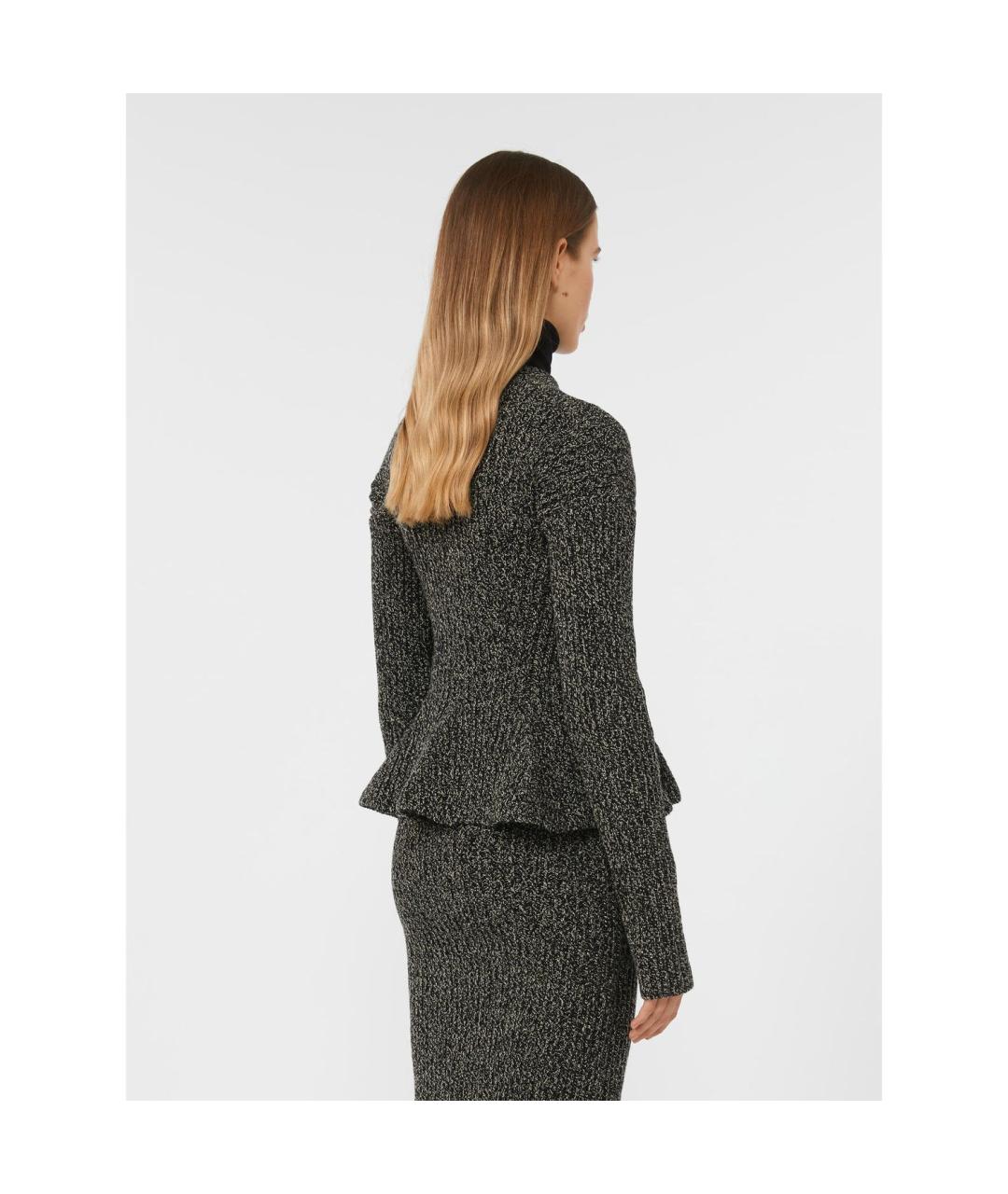 MAX MARA Серый кашемировый кардиган, фото 3