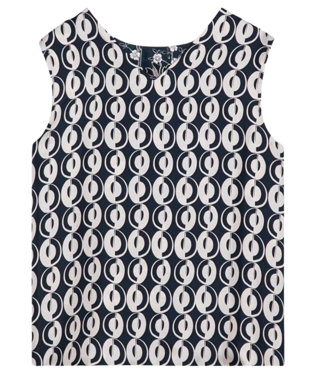 MAX MARA Мульти шелковая майка, фото 1