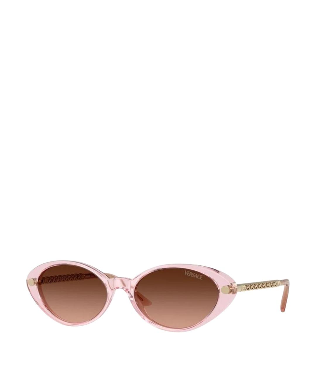 VERSACE Розовые солнцезащитные очки, фото 1