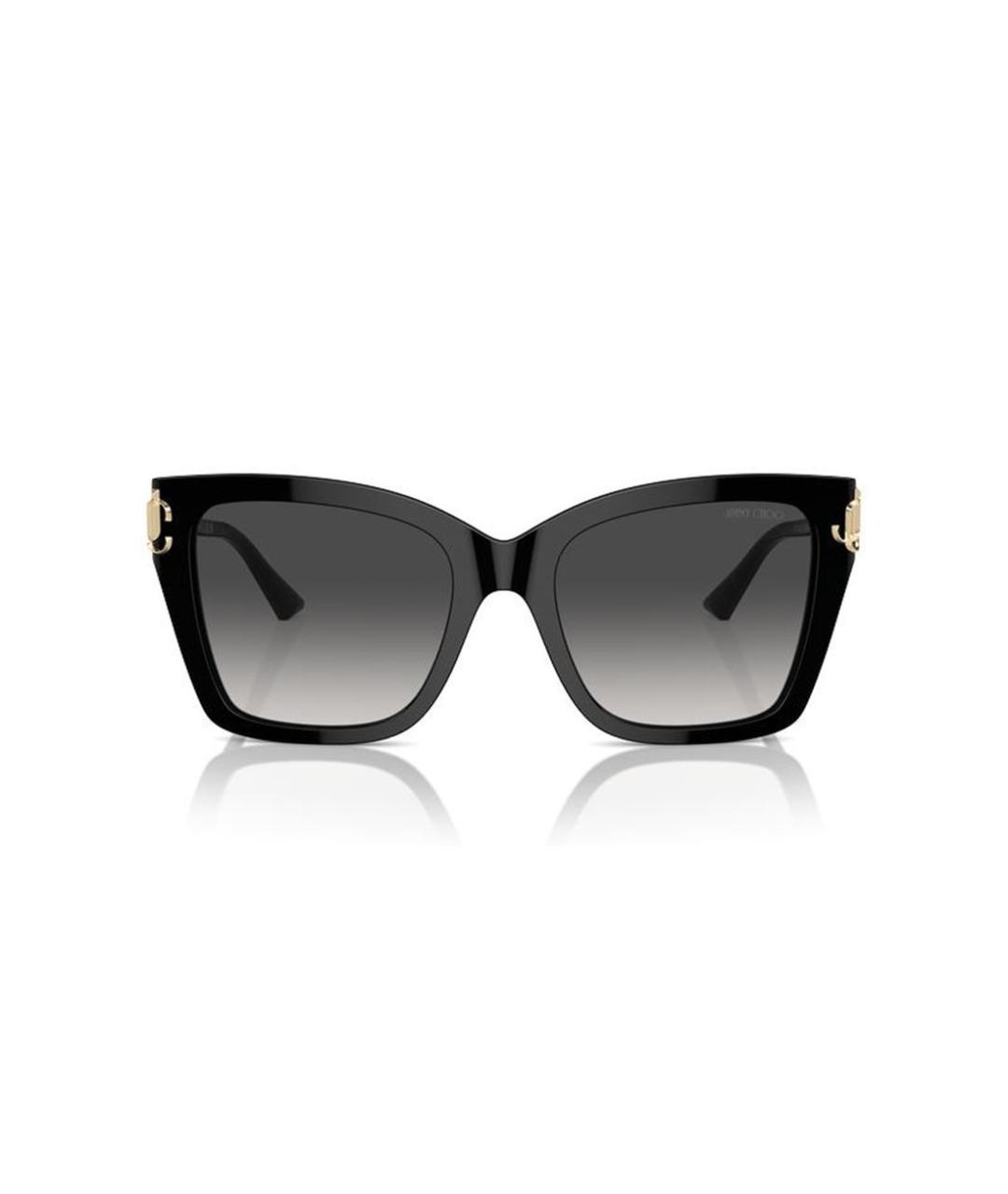 JIMMY CHOO Черные пластиковые солнцезащитные очки, фото 1