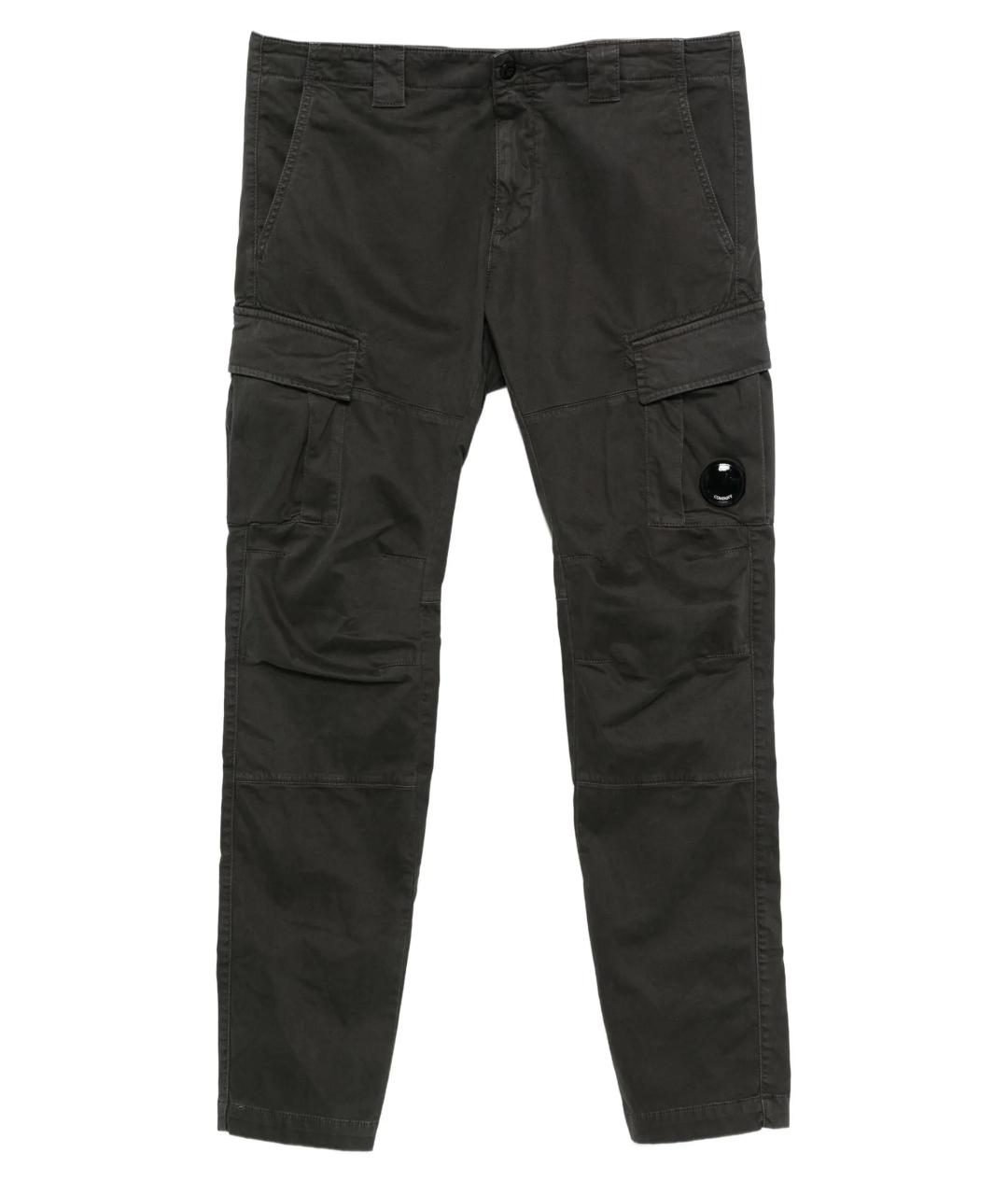 CP COMPANY Серые хлопковые повседневные брюки, фото 1