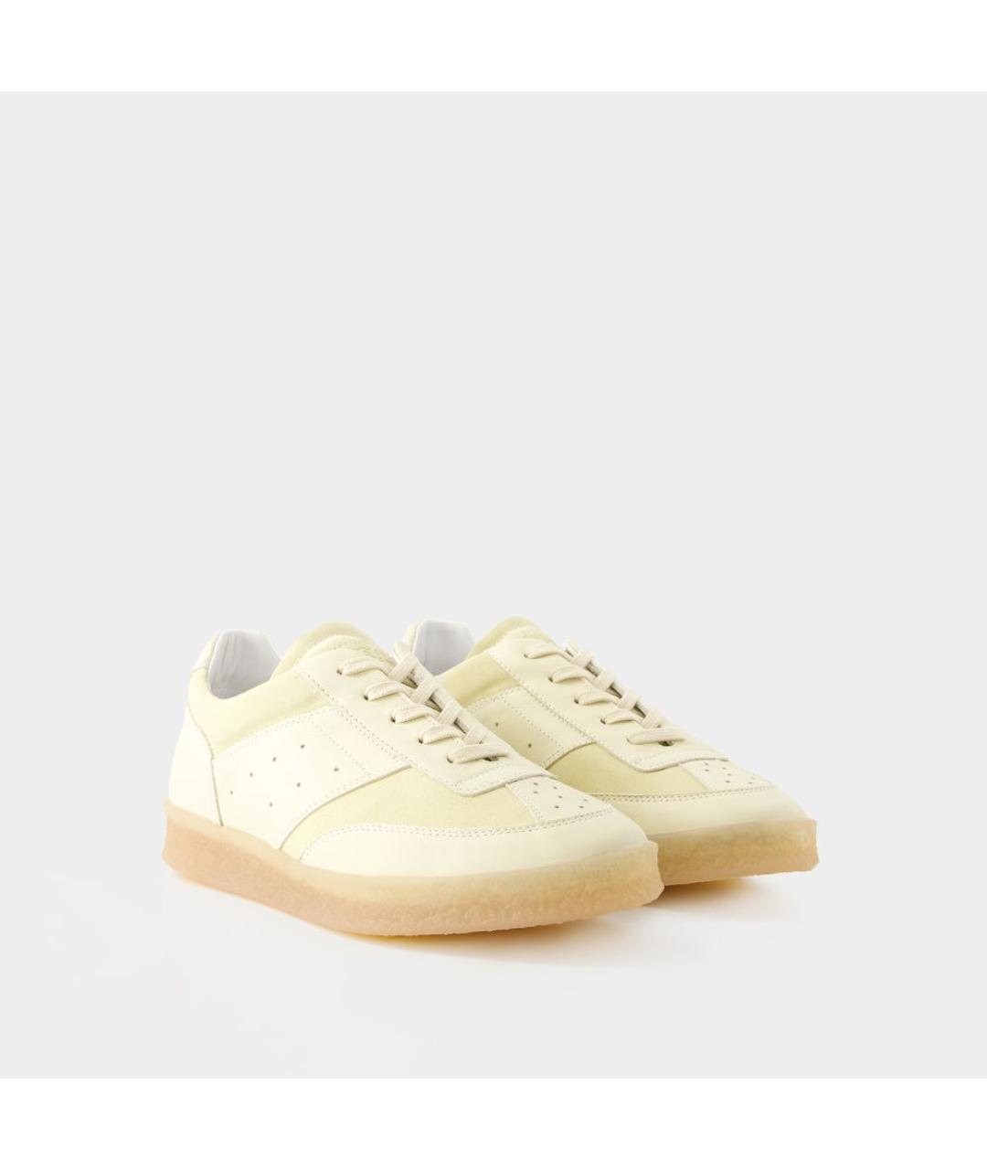 MM6 MAISON MARGIELA Бежевые кроссовки, фото 2