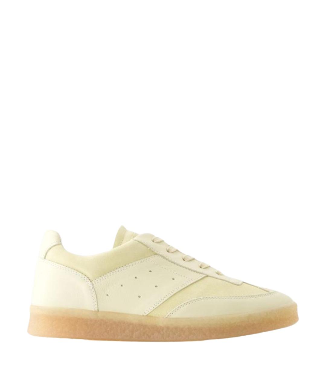 MM6 MAISON MARGIELA Бежевые кроссовки, фото 1