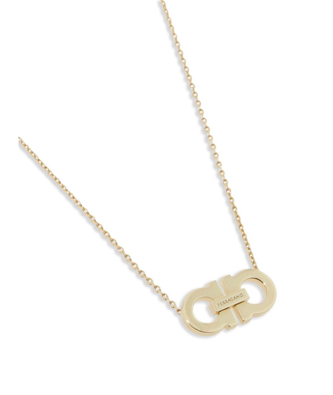 FERRAGAMO Золотая металлическая цепочка, фото 3