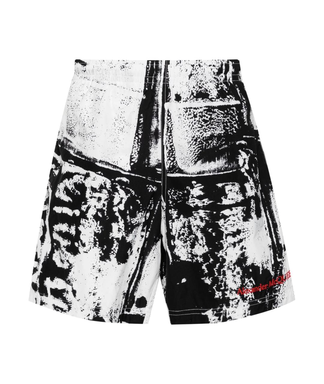 ALEXANDER MCQUEEN Мульти полиэстеровые шорты, фото 1