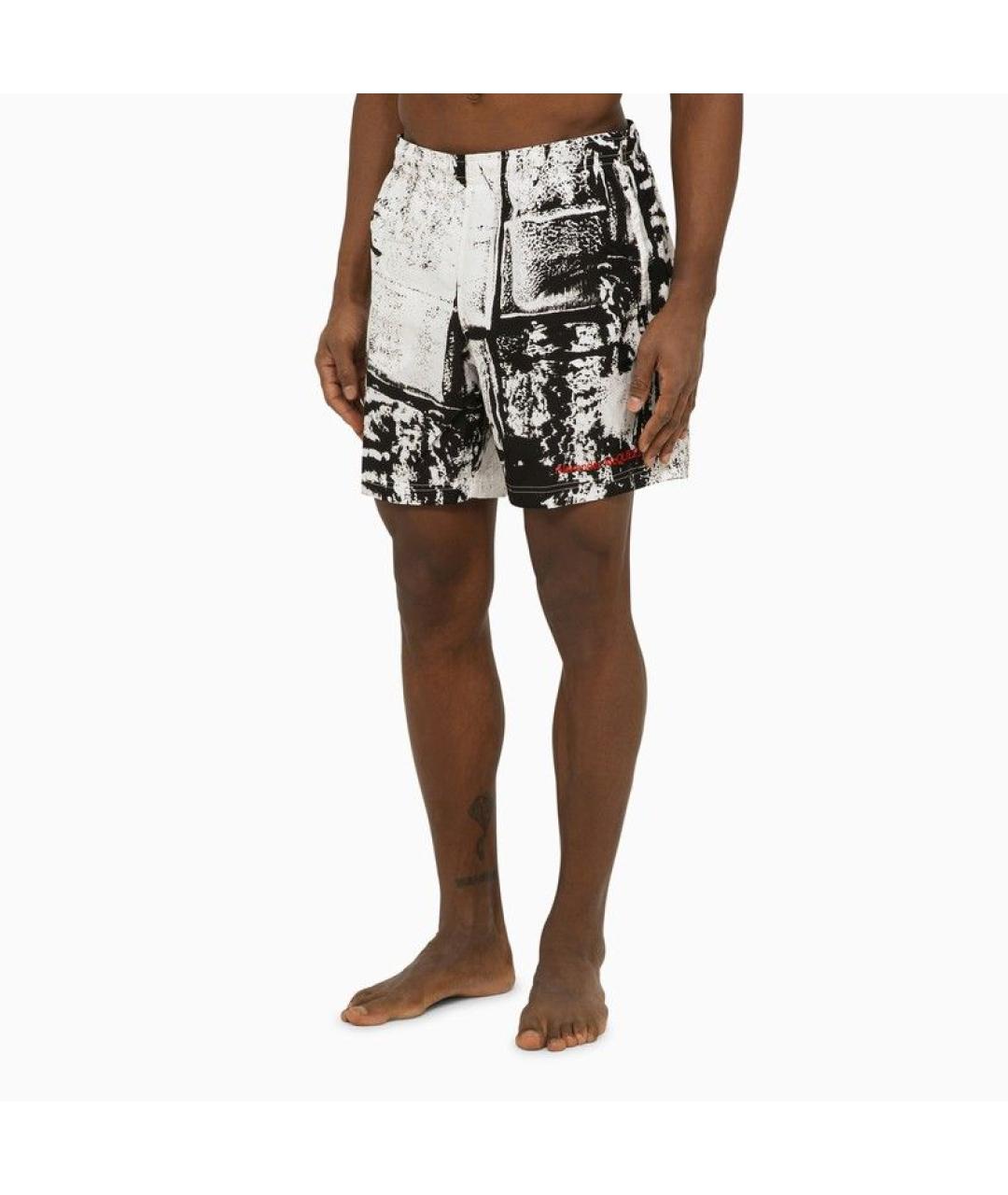 ALEXANDER MCQUEEN Мульти полиэстеровые шорты, фото 3