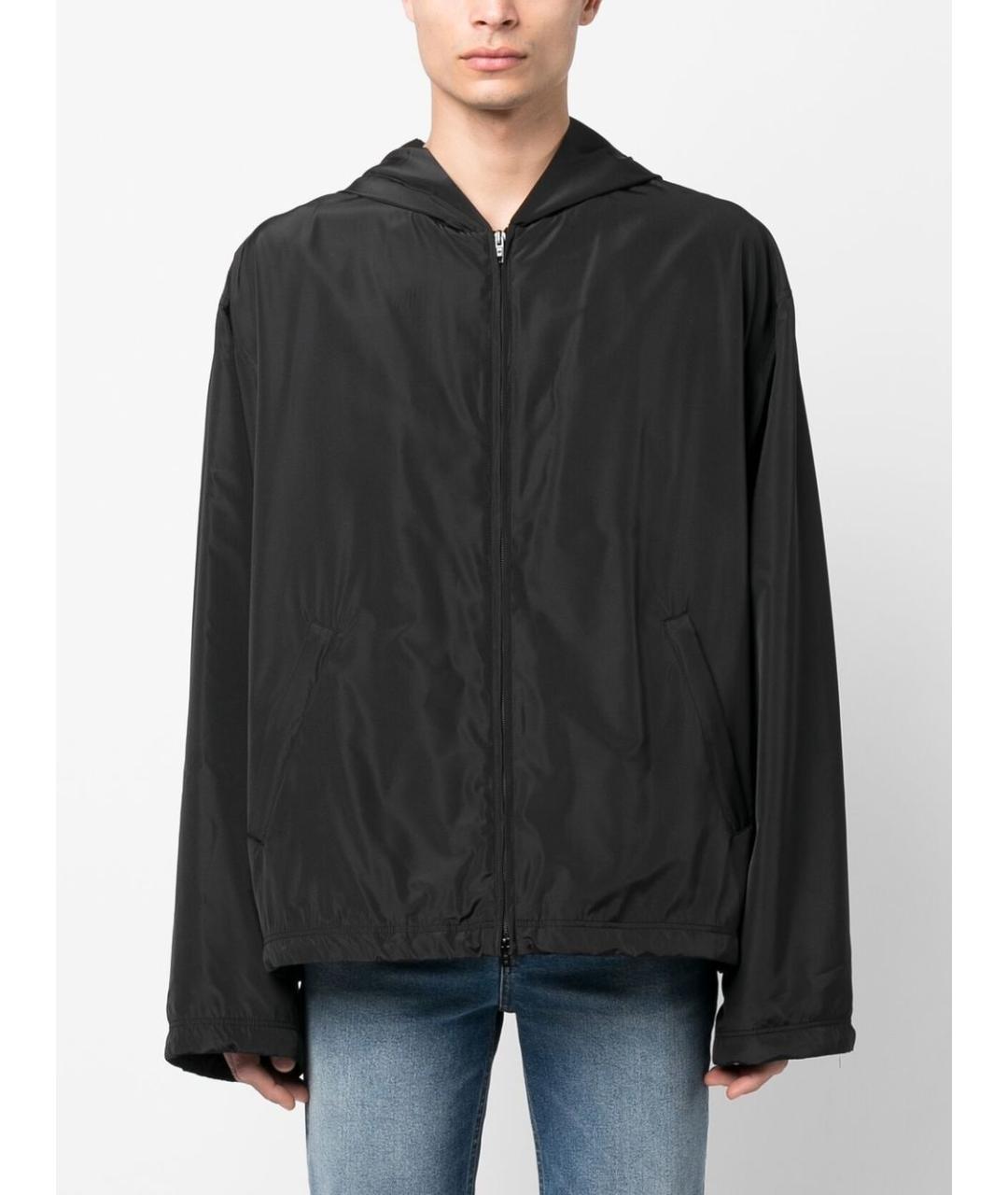 BALENCIAGA Черная полиэстеровая куртка, фото 3